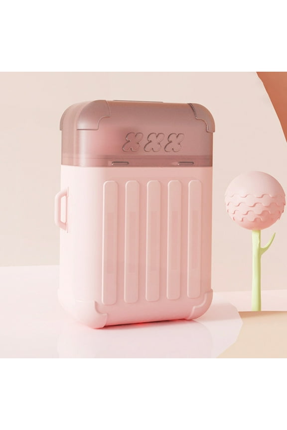 under $5 Ear Hygiene Maintenance, Piercing Cleaning Kit 180 Threads, Ear Care Solution with Travel Case, Earring Hole Cleaner for Daily Care