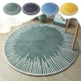 thumbnail image 1 of Fufafayo under $5 Modern Round Area Rug, Anti-slip Carpet, Thick Soft Circular Carpet for Living Room, Bedroom, Dining Room Decor, 1 of 9
