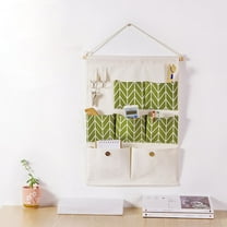 Fufafayo under $5 Over The Door Magazine Storage Pockets, Wall Hanging Storage Bags with 7 Pockets for Kitchen Bedroom Bathroom