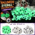 thumbnail image 1 of FufuCrick Eyeball Props, Glowing Eyeball Props 1.5 Inch Plastic Pack for Halloween Decor, Spooky Floating Fake Eyes Set for Halloween Party Decorations, Multicolor, 1 of 8