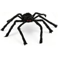thumbnail image 1 of FufuCrick Halloween Decor, Plush Spider Prop, Fuzzy Arachnid Ornament for Indoor Outdoor Holiday Party Halloween Decorations, 11.8-inch, 1 of 7