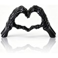 thumbnail image 1 of FufuCrick Skeleton Ornament, Halloween Decor, Tabletop Prop, Resin Static Accessory for Indoor Autumn Halloween Decorations, Black, 1 of 4