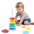 thumbnail image 1 of Fufvuti Spinning Toy, Rainbow Stacking Toys for Toddlers 1-3, Ring Stacker Baby Toys 6 to 12 Months, Girl Boy Christmas Birthday Gifts, Montessori Autism Sensory Toy, 1 of 6