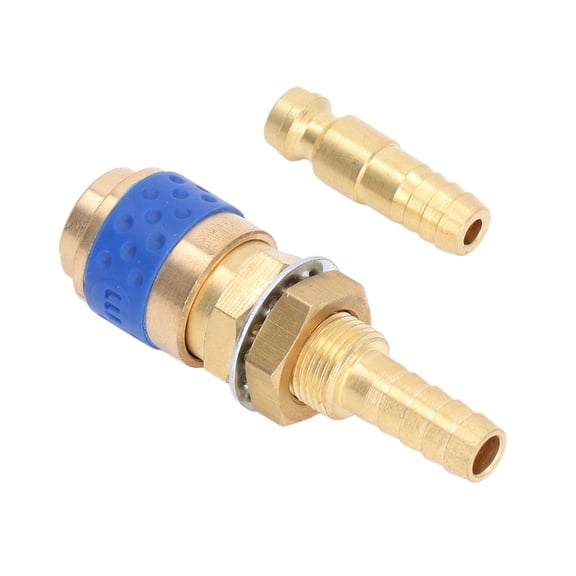 Fugacal 8mm Torch Hose Adapter Brass Connector Quick Coupler Fitting Kit for MIG TIG Welding,Torch Hose Adapter,Welding Hose Connector
