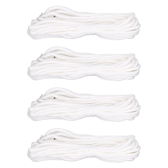 Hydroponic Wicking Cord,4Pcs Self Watering Cotton Rope Wick Cord Hydroponic Wicking Cord For Indoor Outdoor Potted Plant,Self Watering Wick Cord