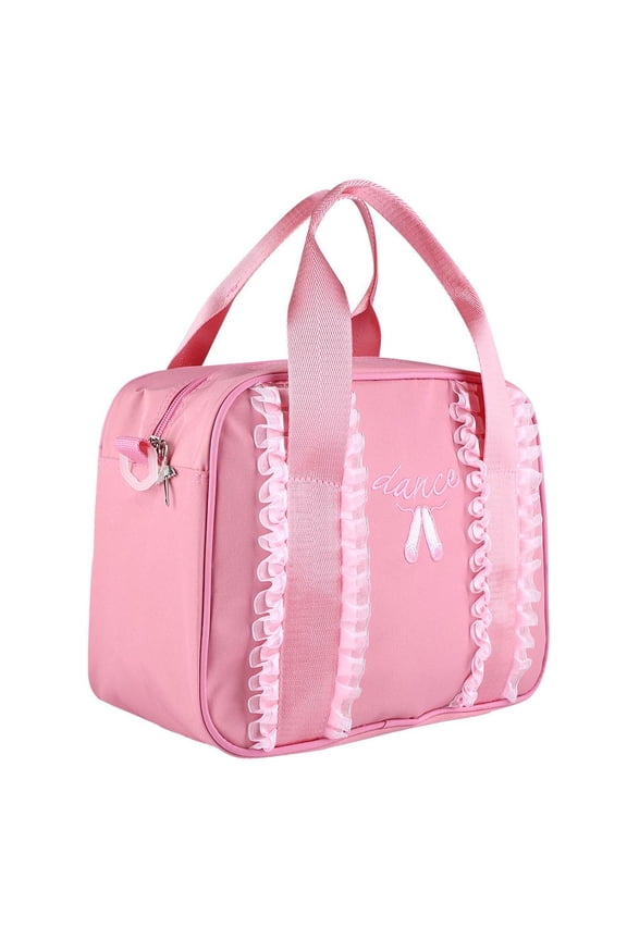 Kids Ballet Bag,Girls Ballet Dance Kids handbag Single Shoulder Sports Zipper Bag Tote, Ballet Tote