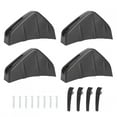 thumbnail image 1 of Fugacal Rear Diffuser,Rear Wing,4pcs Car Rear Bumper Diffuser Fin Spoiler Lip Universal Auto Accessory, 1 of 8