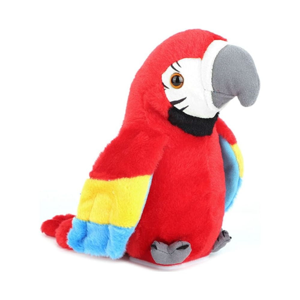 Fugacal Recording And Repeating Moving Talking Bird Toy Stuffed Plush