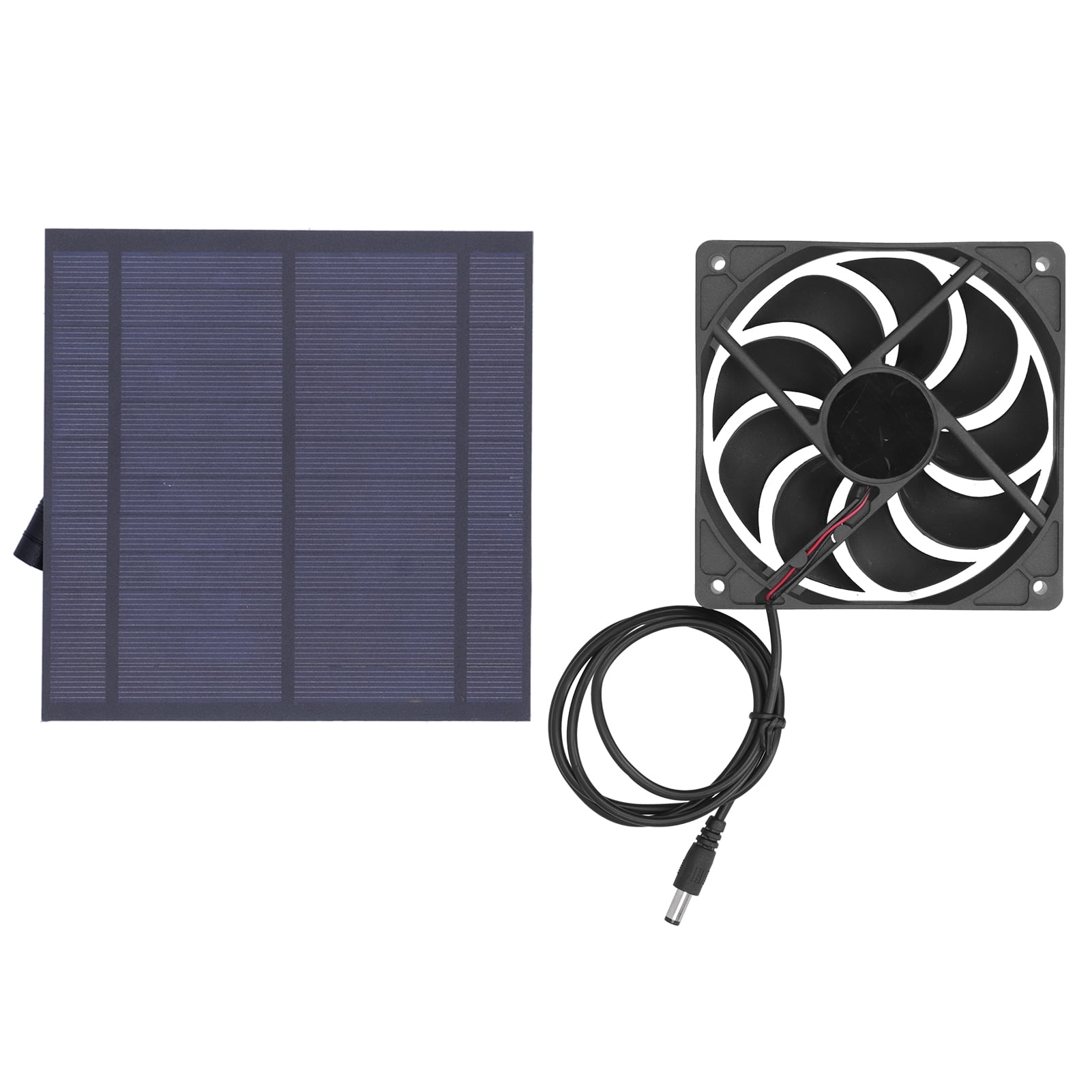 Fugacal Solar Panel Cooling Fan,Solar Powered Fan,5W Solar Panel Board