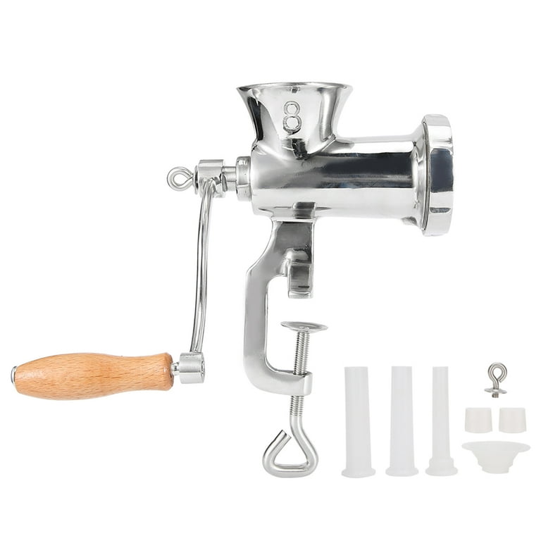 Fugacal Stainless Steel Hand Cranking Manual Meat Grinder Mincer Grinding  Machine For Spices Meat,Kitchen Tool,Meat Mincer 