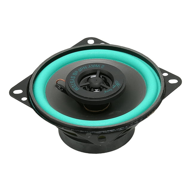 Fugacal Stereo Car Loudspeaker,4 Inch Car Speakers 100W High Power Mid Range Stereo High Sensitivity Car Coaxial Speaker for Car Sound Systems,Car Speakers