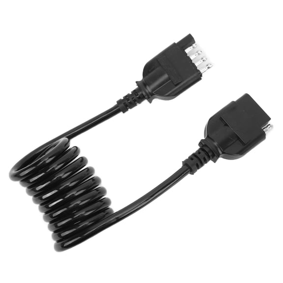 5-Pin Trailer Light Wiring Harness - 5 Foot Extension Cable With Male Connector Plug