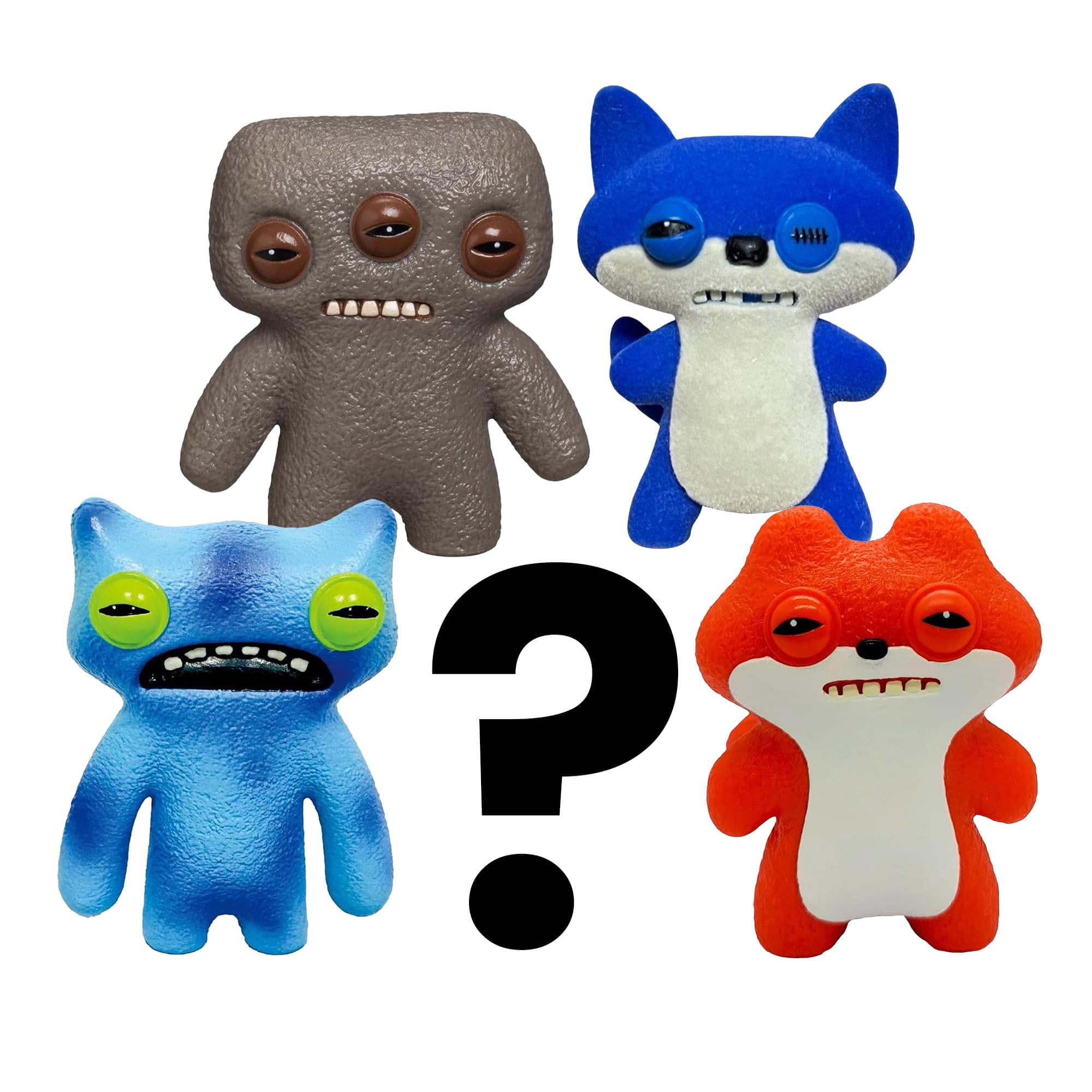 Fuggler 2.5 Inch Figure 5-Pack | Gray, Blue, Brown/White, Blue