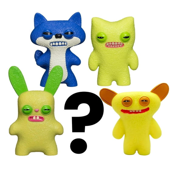 Fuggler 2.5 Inch Figure 5-Pack | Yellow, Blue/White, Green, Green