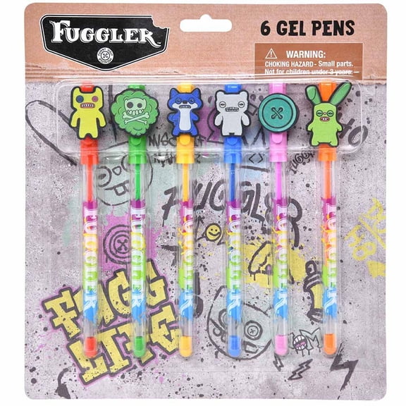 Fuggler 6pk Gel Pens on Card