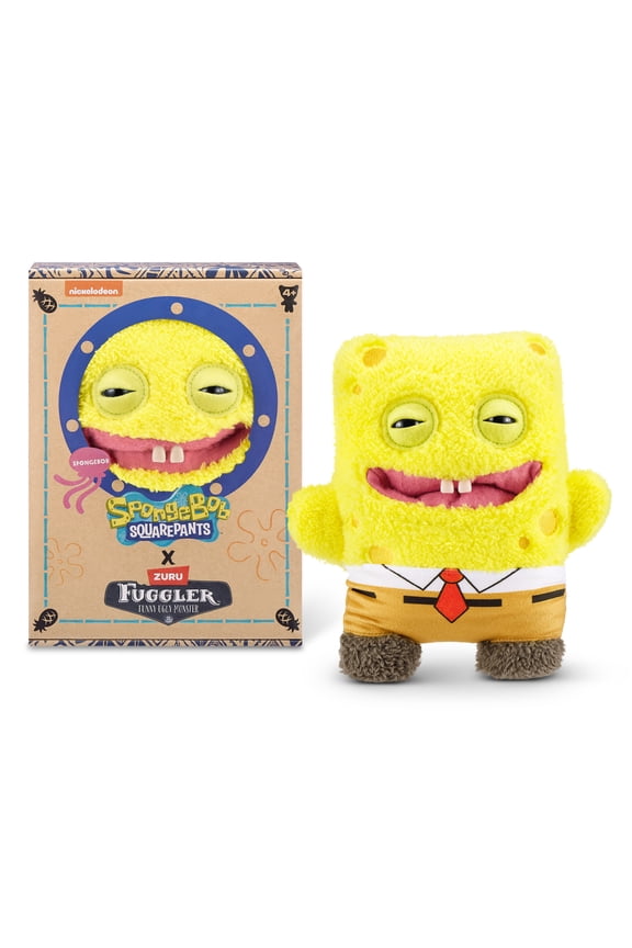 9 inch Spongebob Series SquarePants, Funny Ugly Monster Soft Plush Toy by ZURU