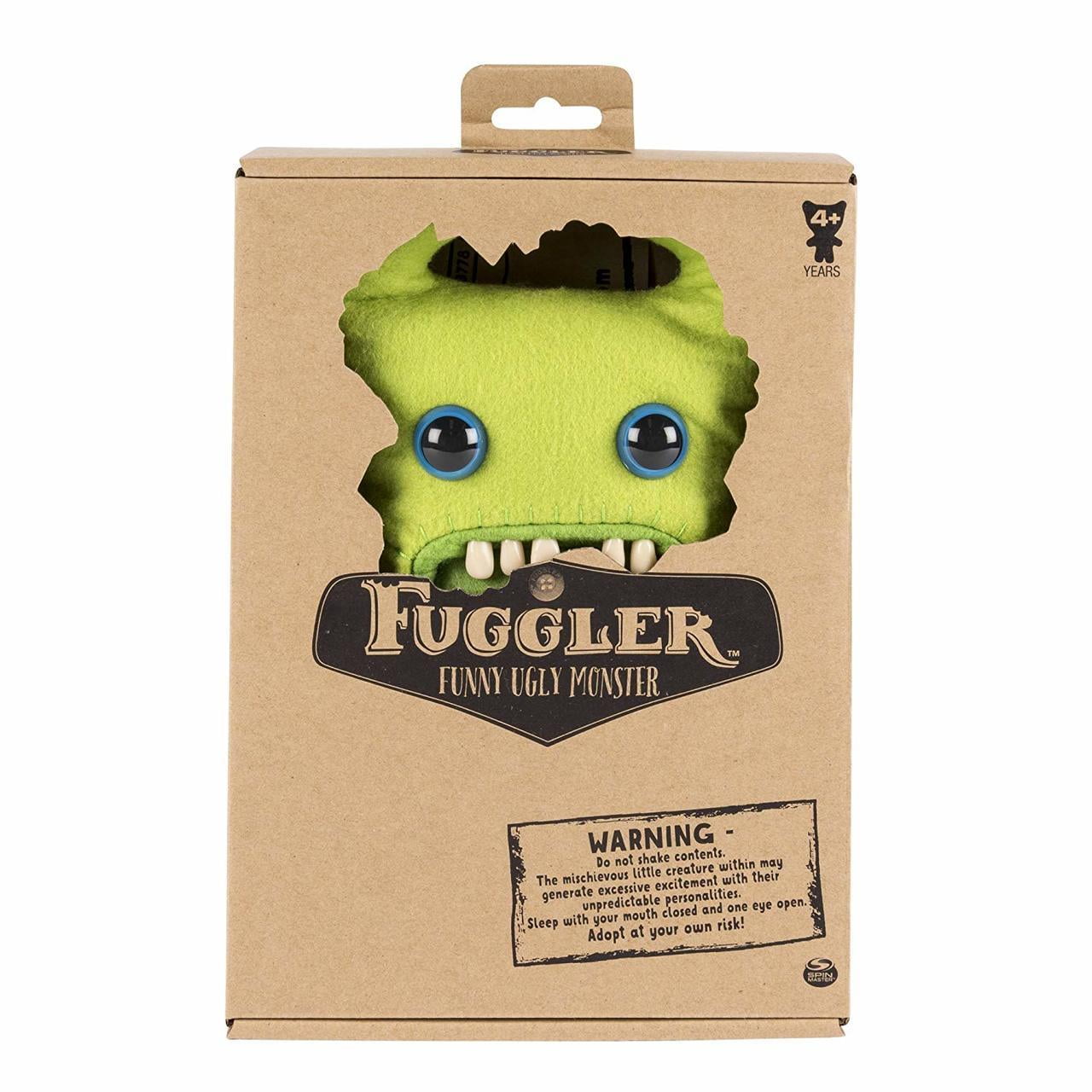 Fugglers - Funny Ugly Monster, 9? Sir Horns-A-Lot (Green) Plush Creature with Teeth, for Ages 4 and Up