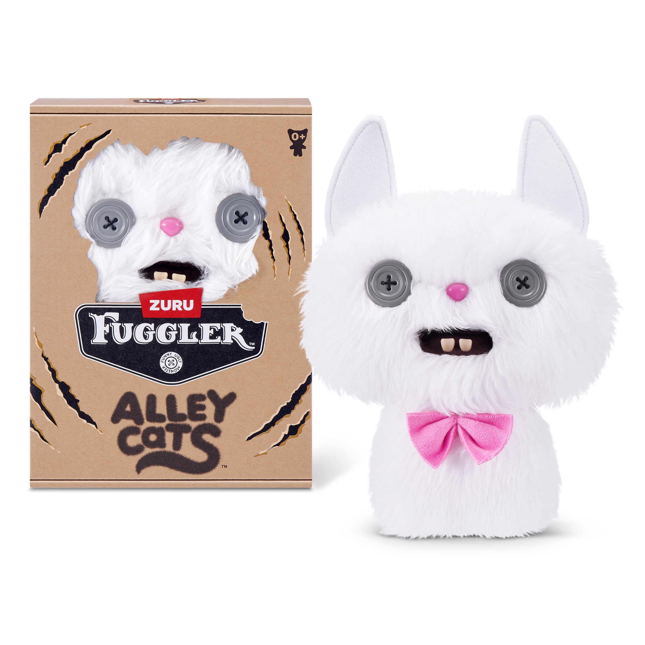 Fuggler Alley Cats 9 inch (Cheezee), Funny Ugly Monster Stuffed
