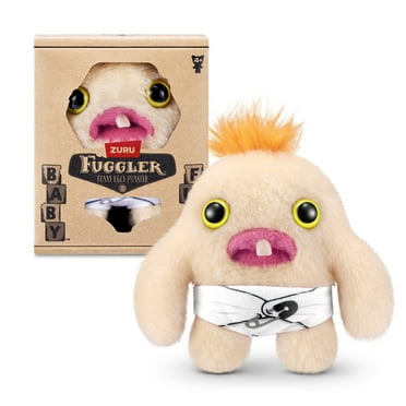 Fuggler Baby Fugg 3.5 inch (Mr Needles), Funny Ugly Monster Soft Plush Collectible Toy by ZURU