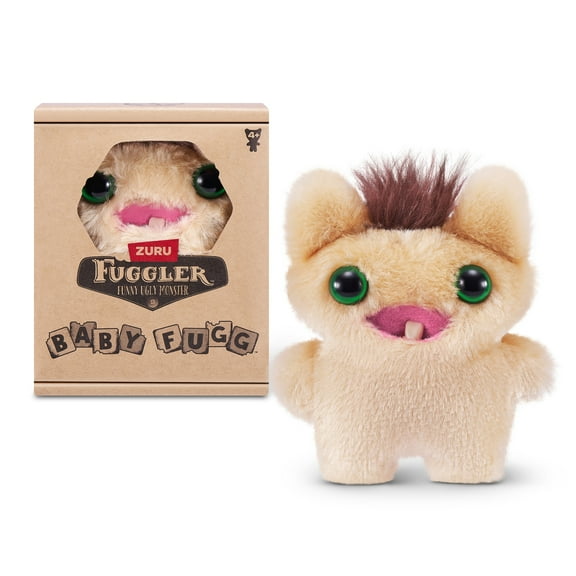 Fuggler Baby Fuggs 3.5 inch (Screech) Soft Plush, Ugly Monster Stuffed Animal Toy by ZURU