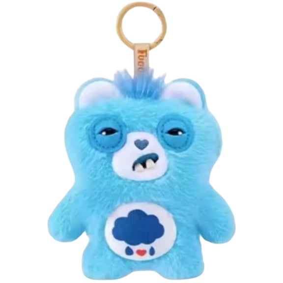 Fuggler Care Bear Bag Charm Grumpy Bear Plush Keychain