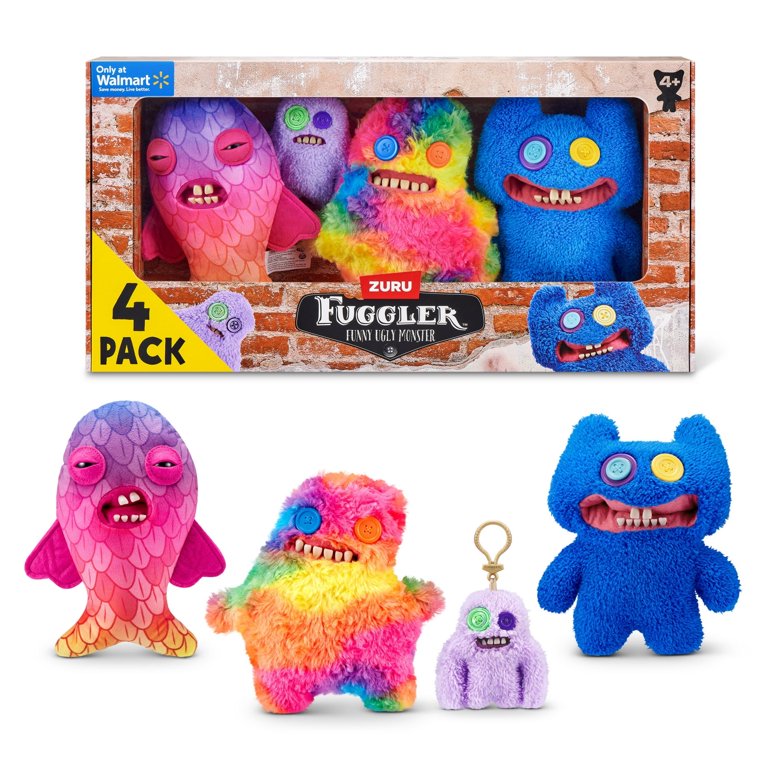 Fuggler Chaos Crew Multipack Funny Ugly Monster Plush Toy by Zuru