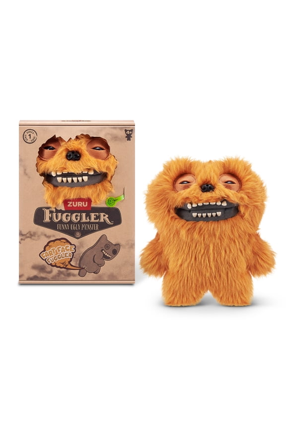 Fart Face 9 inch (Count Underoo Mcgoo) Plush, Funny Ugly Monster Stuffed Animal Toy by ZURU