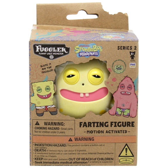 Fuggler Farting Figure Spongebob Vinyl Figure with Sound [Motion Activated!]