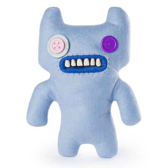 Fuggler  Funny Ugly Monster, 9 Indecisive Monster (Blue) Plush Creature with Teeth, for Ages 4 and Up