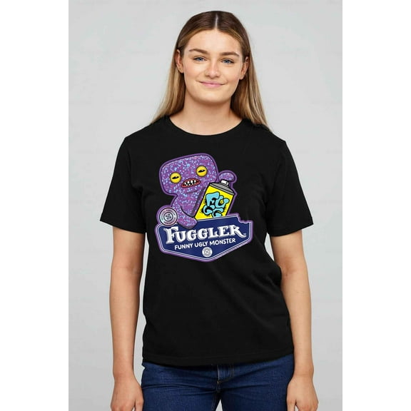 Fuggler Funny Ugly Monsters Squidge Graphic Design T-shirt up to size 5XL.