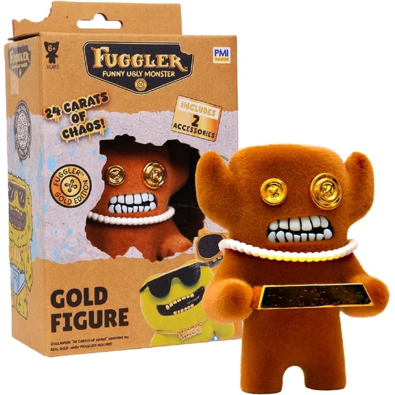 Fuggler Gold Edition Figure Window Box Collectible Character Accessories Golden Edition