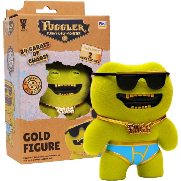 Fuggler Gold Edition Figure Window Box Collectible Character Accessories Golden Edition