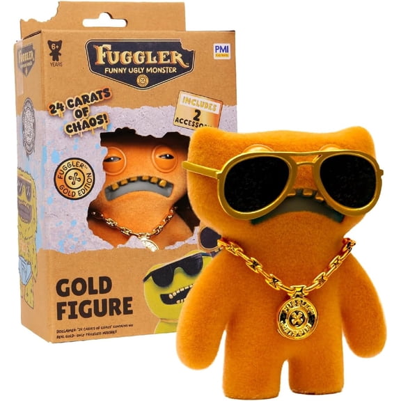 Fuggler Gold Edition Figure Window Box Collectible Character Accessories Golden Edition