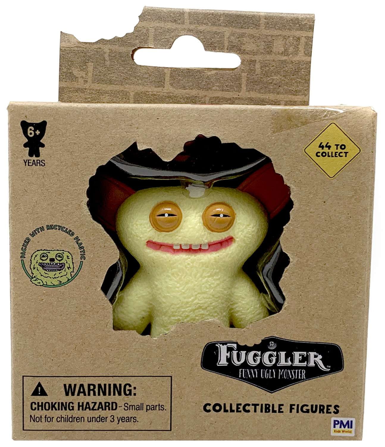 ぬいぐるみ USED FUGGLER GRIN GRIN Fuggler Grin Grin Mini Figure (Yellow) - Walmart.com