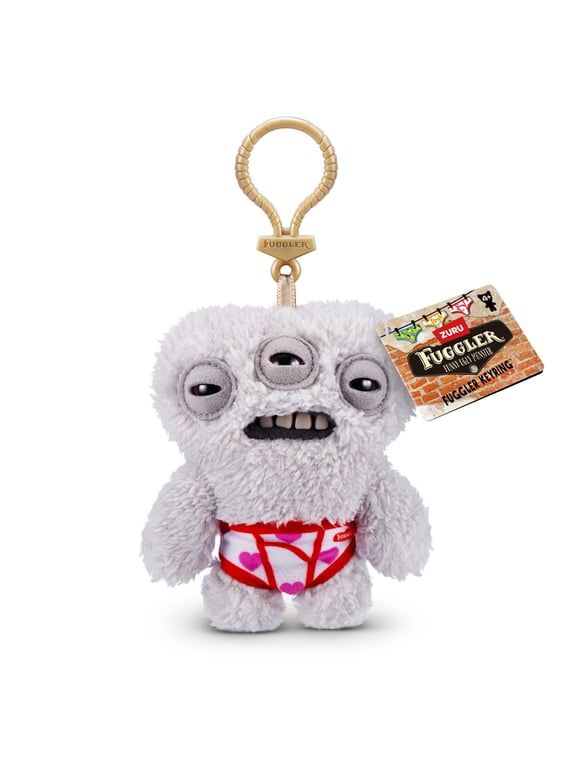 Key Rings 5 inch (Annoyed Alien), Funny Ugly Monster Soft Plush Collectible Toy by ZURU