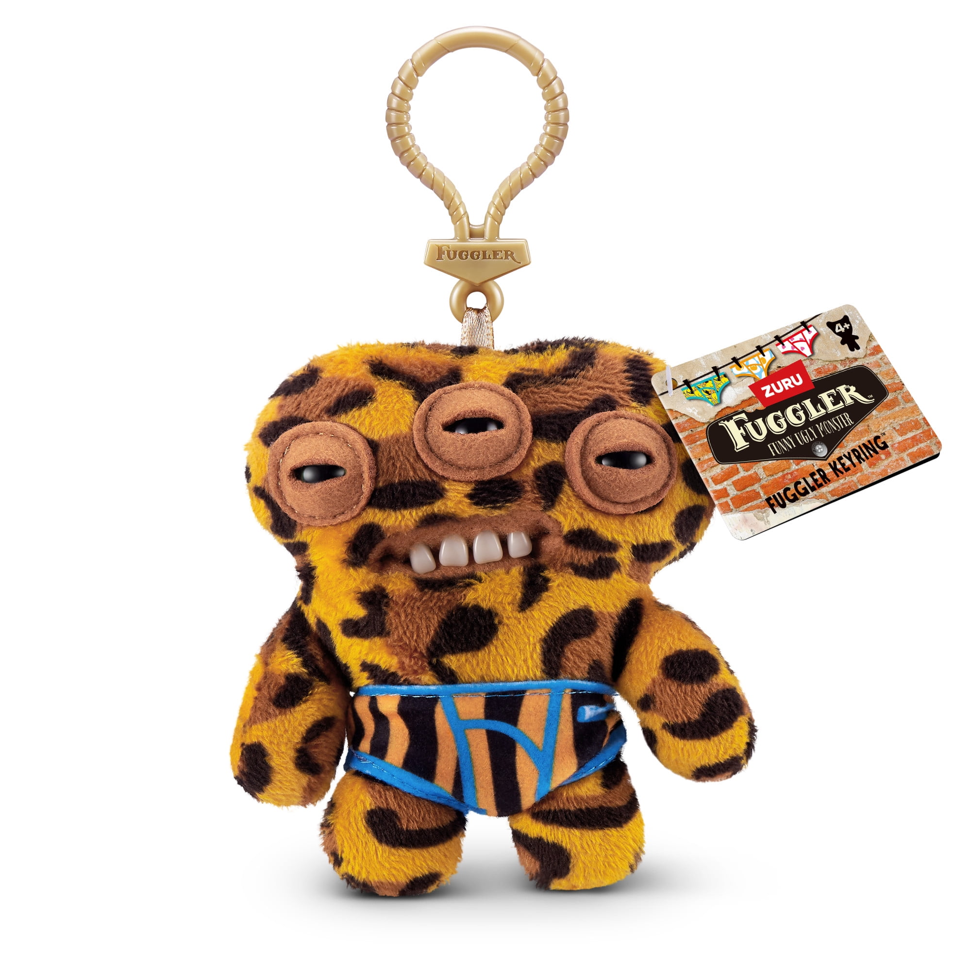 ZURU Fuggler Keyring ぬいぐるみセット Amazon.com: Fuggler Key Rings Series 4 by ZURU Funny Ugly