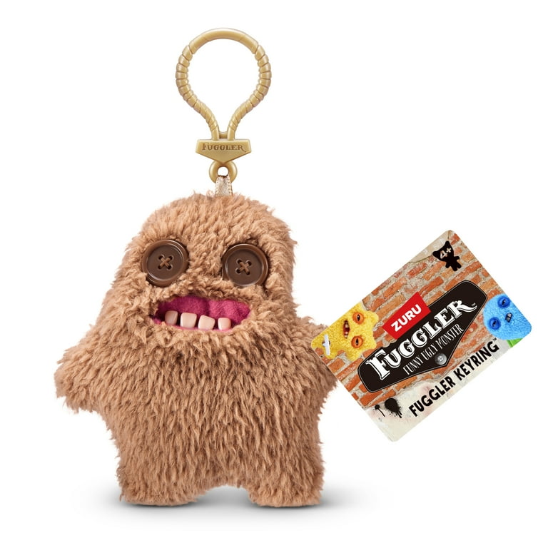 Fuggler Key Rings 5 inch Assorted Ugly Monster Plush, Stuffed