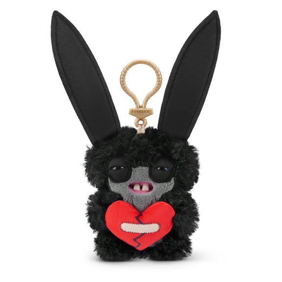 Fuggler Key Rings 5 inch (Lord Long Ears) Ugly Monster Plush, Stuffed Animal Key Chain Toy by ZURU