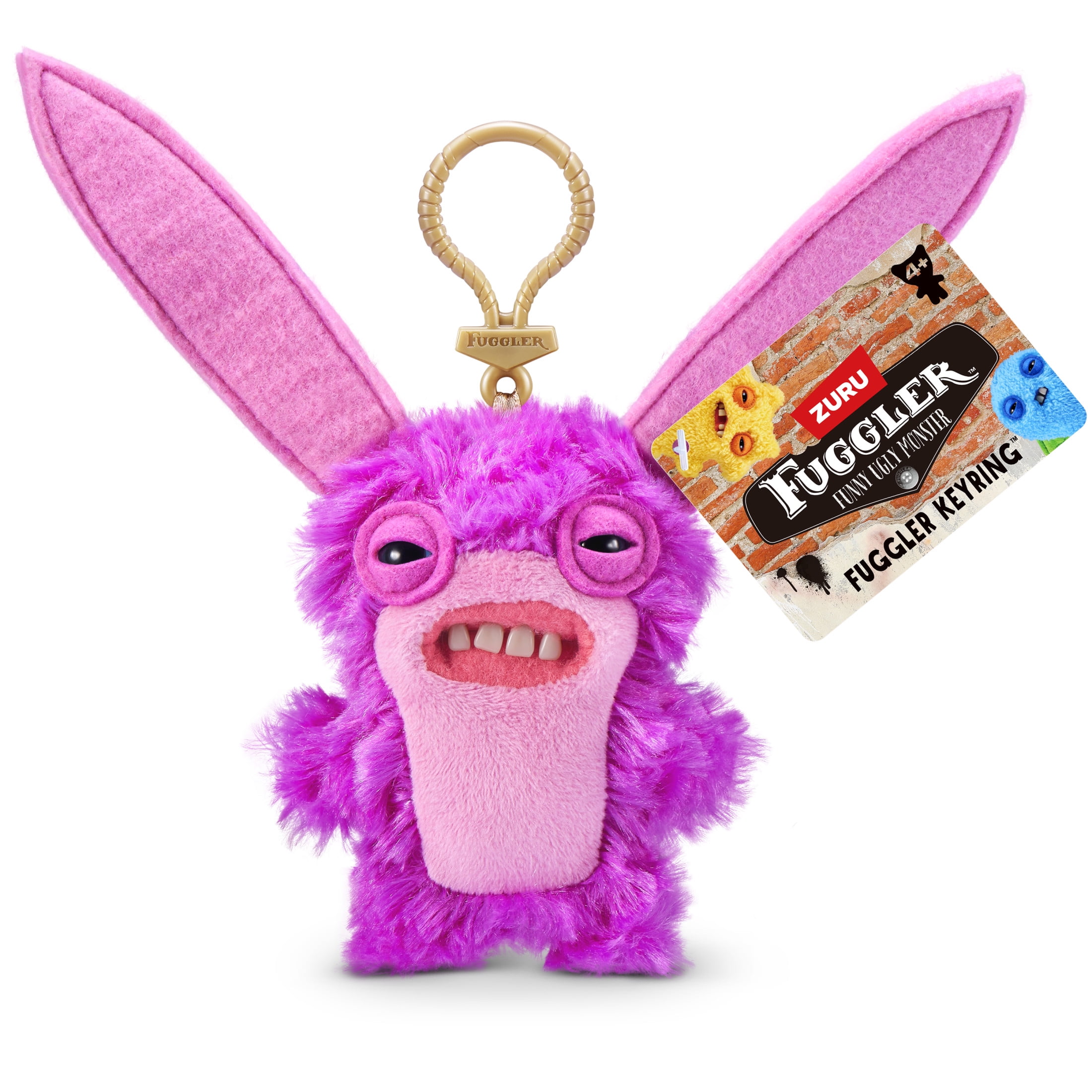 ZURU Fuggler Keyring ぬいぐるみセット Amazon.com: Fuggler Key Rings Series 3 by ZURU Funny Ugly