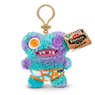 Fuggler Key Rings 5 inch (Gaptooth McGoo), Funny Ugly Monster Soft Plush Collectible Toy by ZURU