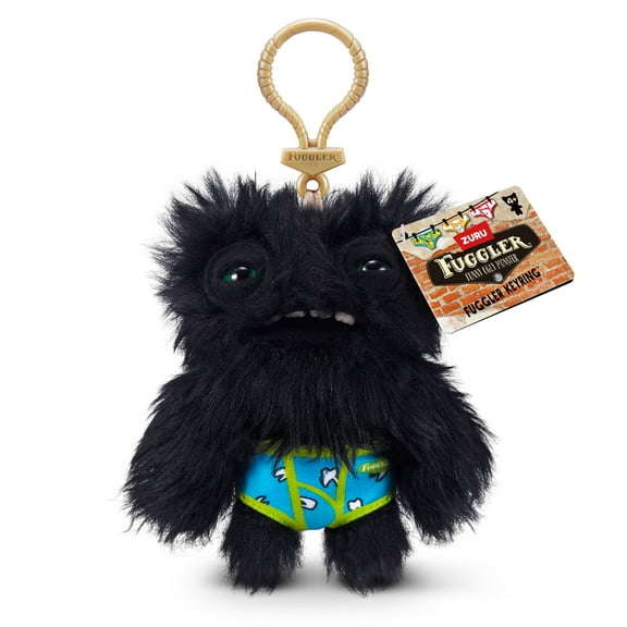 Fuggler Key Rings 5 inch (Wide Eyed Weirdo), Funny Ugly Monster Soft Plush Collectible Toy by ZURU