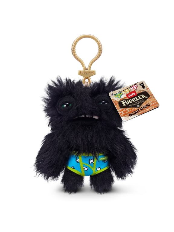 Key Rings 5 inch (Wide Eyed Weirdo), Funny Ugly Monster Soft Plush Collectible Toy by ZURU