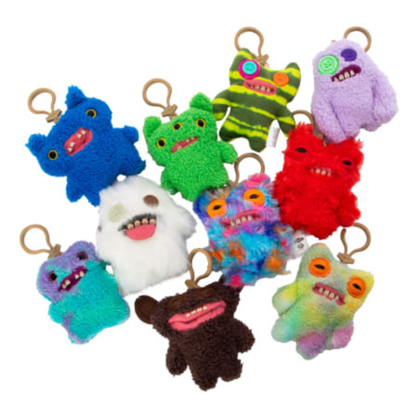 Fuggler Keyring Plush Keychain - Cute & Creepy Surprise