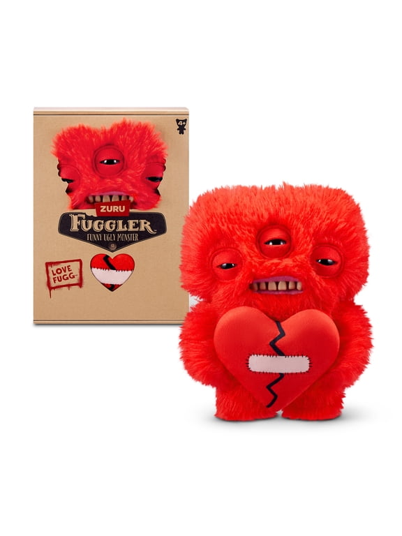 Love Fugg 9 inch (Annoyed Alien), Funny Ugly Monster Soft Plush Toy by ZURU