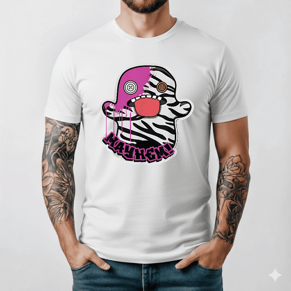 Fuggler Mayhem Oogah Boogah Paint Splat Humor Graphic Tee Shirt TopV13113,Unisex S- 5XL