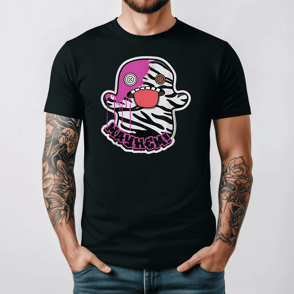 Fuggler Mayhem Oogah Boogah Paint Splat Humor Graphic Tee V13113,for unisex up to 3XL