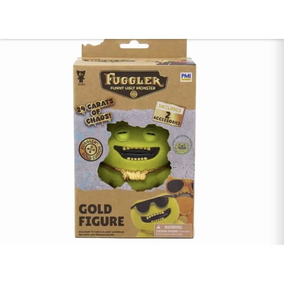 Fuggler Mini Figure Gold Edition Mischievous Monster Collectible 2.5-inch. One surprise figure from the collection.