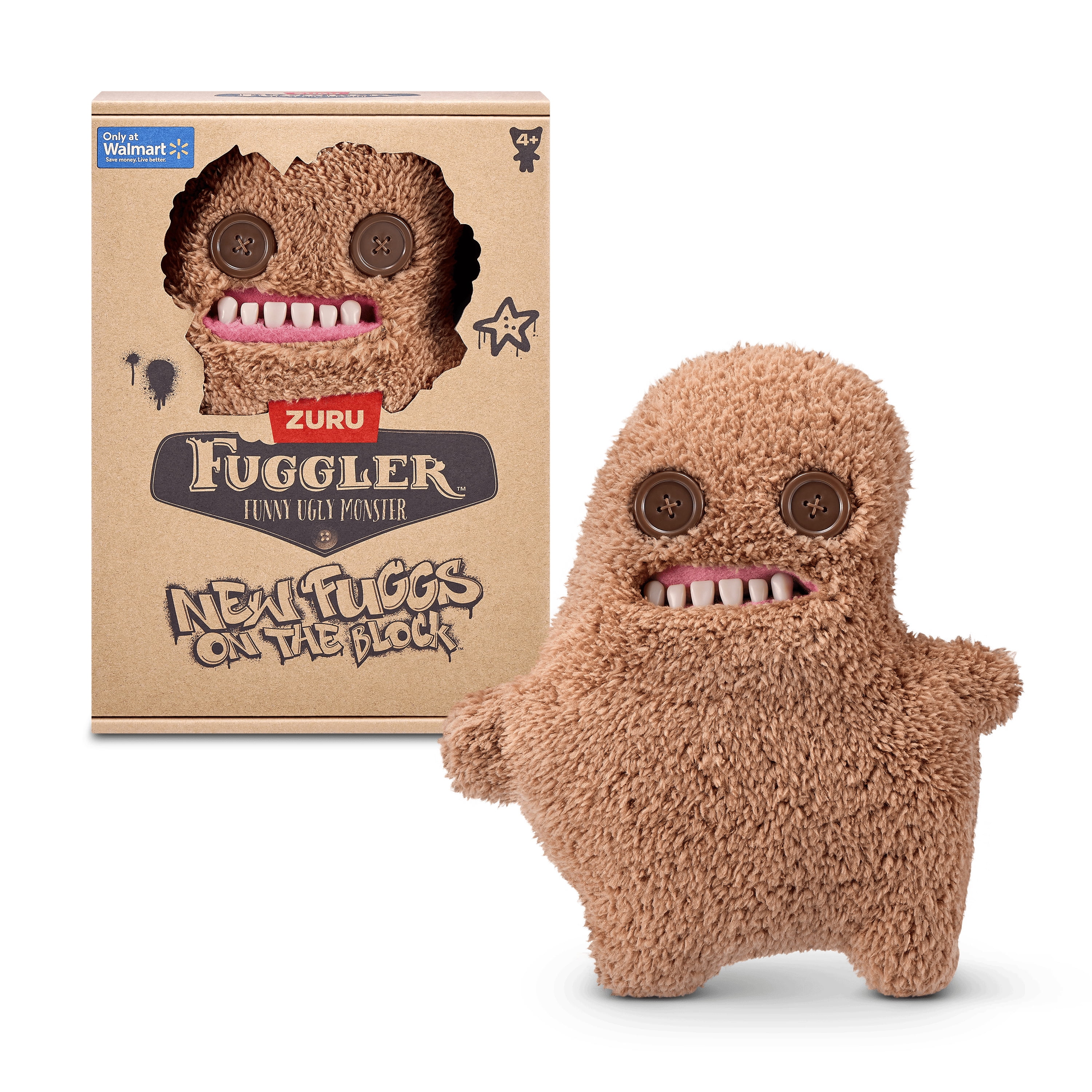 Sir Laugh-A-Lot Plush / モンスター Fuggler New Fuggs on the Block 9 inch (Sir Splodge A lot