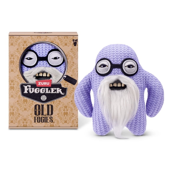 Fuggler Old Fogies 9 inch (Mr Needles), Funny Ugly Monster Stuffed Animal Toy by ZURU