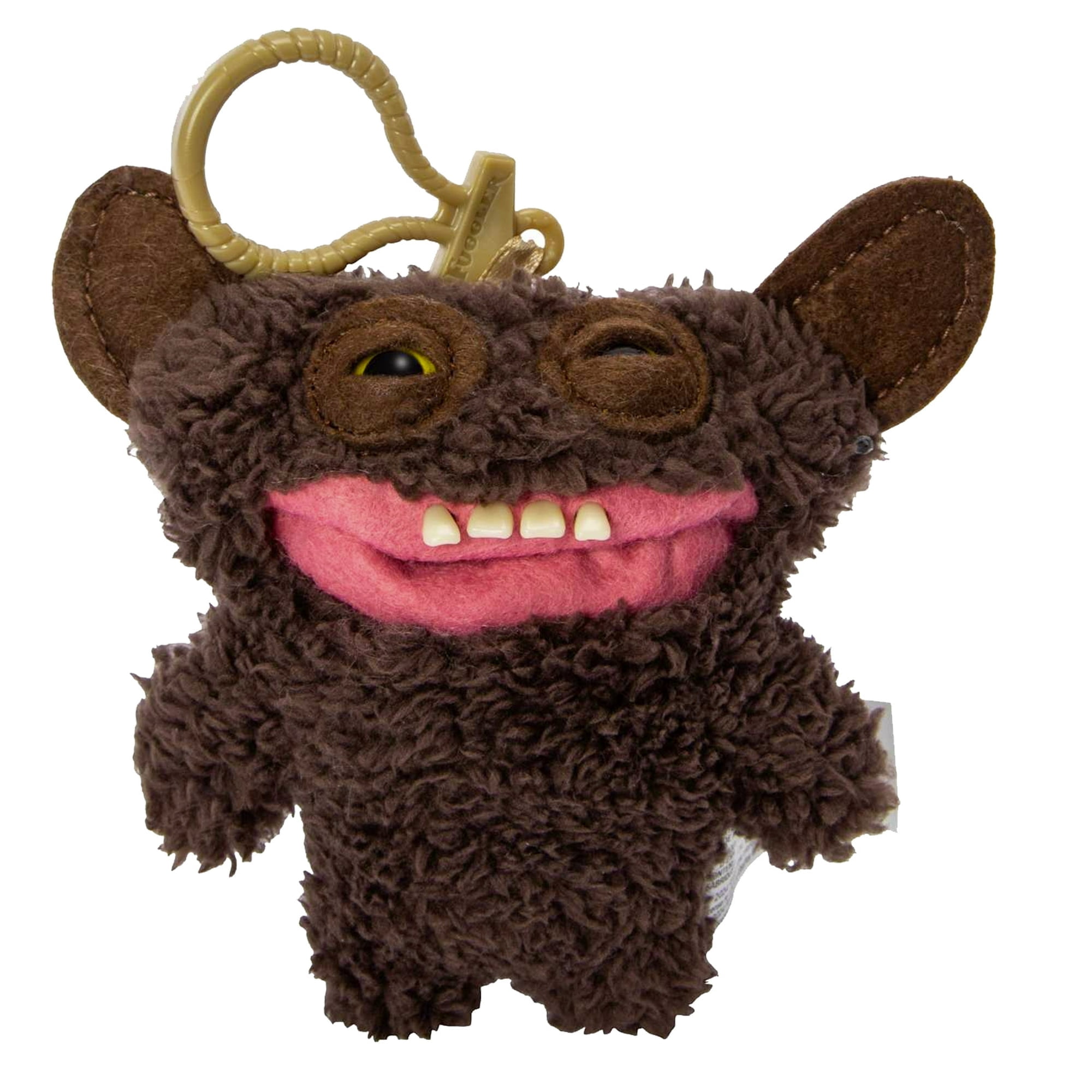 Fuggler Plush Clip-On Keyring Grin Grin - Funny Ugly Monster Plush